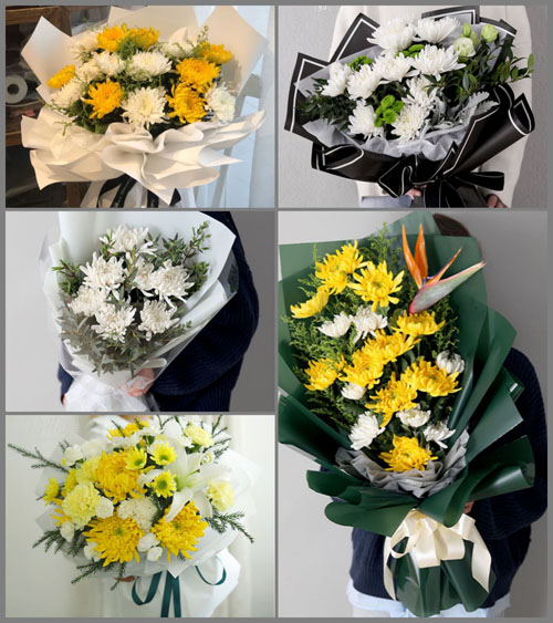 山西晋城高平市石末乡王庄村白事花束代送